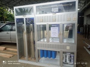 pengiriman mesin air minum MOA maluku barat daya